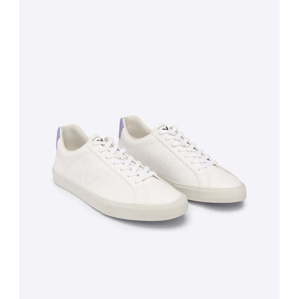 Veja ESPLAR CHROMEFREE Women's Sneakers White/Purple | CA 618LIS